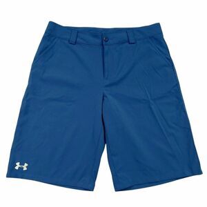 Under Armour HeatGear Loose Shorts Youth XL Blue Lightweight Golf Performance
